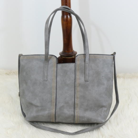 Xishangliangpin Vegan Leather Crossbody Tote Bag - Picture 5 of 8